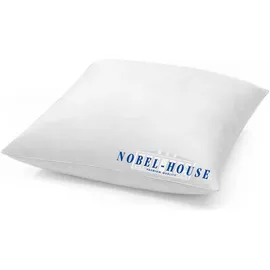 HANSKRUCHEN Nobel House Kopfkissen 80 x 80 cm Weiß
