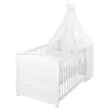 ROBA BAUMANN Roba Komplettbettset Fox & Bunny 70x140cm Bettwäsche Himmel & Matratze TOP