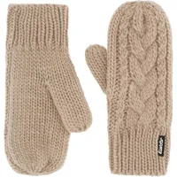 Eisbär Damen Handschuhe Afra Mittens, sandstone, One Size