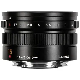 Panasonic Leica DG Summilux 15 mm F1,7 ASPH. schwarz