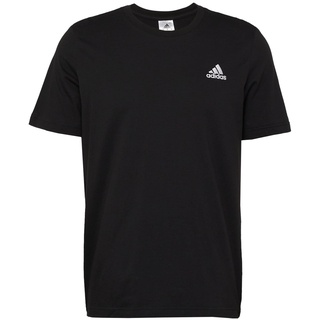 Adidas Essentials Single Jersey Embroidered Small Logo T-Shirt Black S