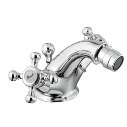 Herzbach Anais Bidetarmatur, mit Ablauf chrom-Gold, 32.463000.1.02 32.463000.1.02