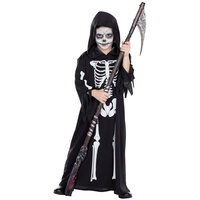 Rubie's Kinder Kostüm Skelett Totengräber Henker Karneval Halloween Gr.128