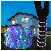 Randaco Lichterschlauch 10m-50m LED Lichterschlauch Lichtschlauch Lichternetz Außen/Innen, Wasserdicht 10 m