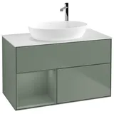 Villeroy & Boch Waschtischunterschrank 100 x 60,3 cm Olive Matt Lacquer