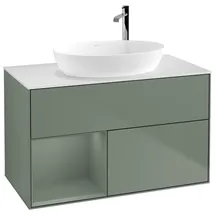 Villeroy & Boch Waschtischunterschrank 100 x 60,3 cm Olive Matt Lacquer