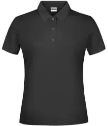 James® & Nicholson Damen Basic Polo Lady, black JN791 , 1 Stück, Größe: XL