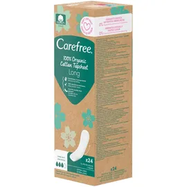 Carefree Slipeinlagen Organic Cotton Long 24 St.