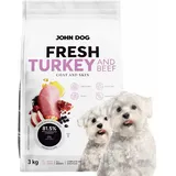 John Dog Premium Trockenfutter Pute & Rind 3 kg
