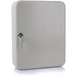 Donau Elektronik DONAU 5244001PL-99 Schlüsselschrank, für 140 Schlüssel, 300 x 240 x 80 mm, grau