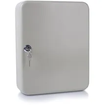 Donau Elektronik DONAU 5244001PL-99 Schlüsselschrank, für 140 Schlüssel, 300 x 240 x 80 mm, grau