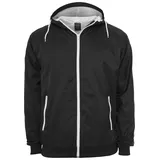 URBAN CLASSICS Contrast Windrunner schwarz L