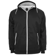URBAN CLASSICS Contrast Windrunner schwarz L