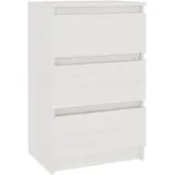 vidaXL Nachtschrank 40 x 29,5 x 64 cm Weiß