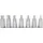 KS Tools 1/2" Bit-Stecknuss-Satz Innensechskant, kurz, 7-tlg.