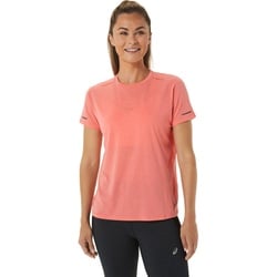 Asics Damen Metarun Shortsleeve Top orange