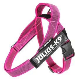 Julius-K9 IDC-Gurtbandgeschirr Größe 0 Pink/Grau