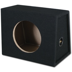  Leergehäuse 32 l geschlossen aus MDF mit Filz+Terminal für 30er Subwoofer 