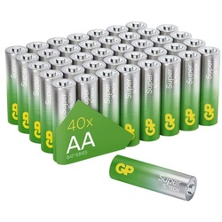 GP Batteries 40er-Pack Batterien »Super Alkaline« Mignon / AA / LR06