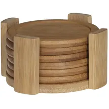 SECRET DE GOURMET - Bambus-untersetzer - x 6 + Rack