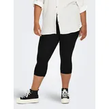 ONLY CARMAKOMA "CARTIME LIFE CALF LEGGINGS JRS", schwarz, (46/48),