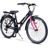 Toys Store 24 Zoll Alu Fahrrad Cityrad 24 Mädchen Rad 21G Rh ca.38 cm Stvo