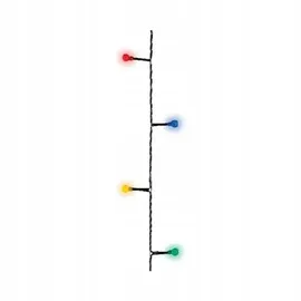 Lumineo LED-Lichterkette Cherry 14 m Mehrfarbig