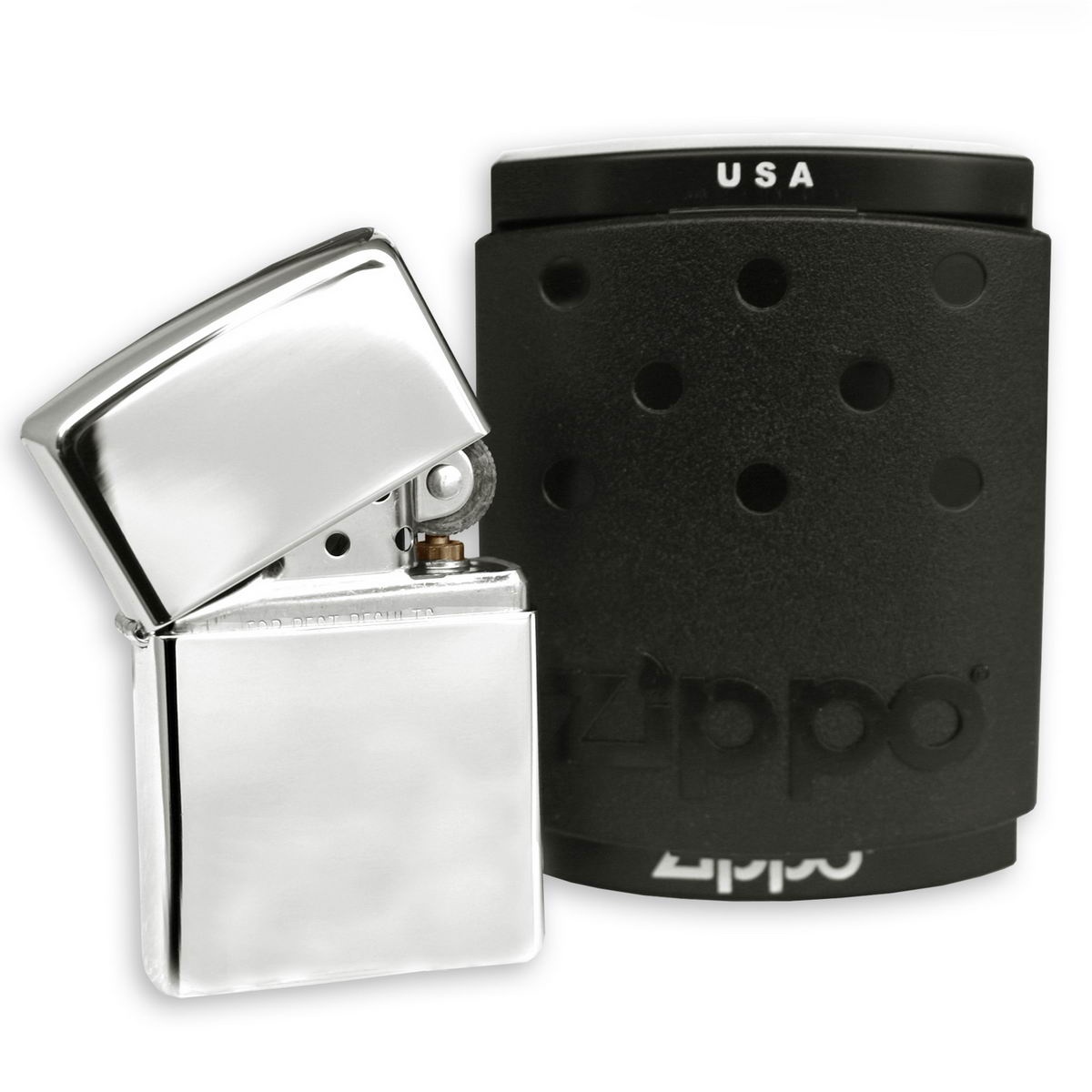 Zippo Feuerzeug Original Chrom poliert