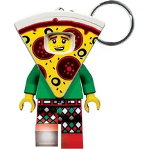Joy Toy LEGO Pizza Schlüsselanhänger mit Taschenlampe