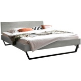 Hasena Bett Gleva 140 x 200 cm Dekor Grau Betonoptik