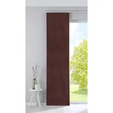 Gardinenbox Verdunkelung Flächenvorhang Schiebegardine »Milano« Samt Blickdicht Blackout Paneelwagen Beschwerungsstange Taupe HxB 245x60 cm, 203571