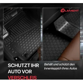 Element 3D Gummimatten Passgenaue Fußmatten OPEL Corsa F 2019- Hb 4tlg
