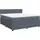 vidaXL Boxspringbett 180 x 200 cm Dunkelgrau