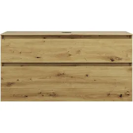 Burgbad Lin20 Waschtischunterschrank 120 x 48,7 x 66,1 cm Eiche Dekor Urban