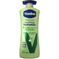 Vaseline Intensive Care With Aloe Soothe For Dry Skin Non Greasy Body Lotion 600 ML