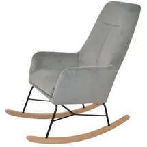 moebel-direkt-online Schaukelsessel Hanni Polyester 63 x 103 x 0 cm Grau