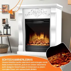Kesser Elektrokamin Standkamin weiß