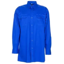 Planam Köperhemd 1/4 Arm, mittelblau