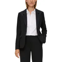 S.Oliver BLACK LABEL Blazer aus Viskosemix schwarz 46