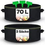 Praknu Pflanzsack Groß 70L Ø60 cm