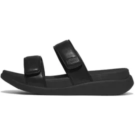 FitFlop F-MODE GO ADJUSTABLE TWO-BAR BUCKLE SLIDES Schwarz 40