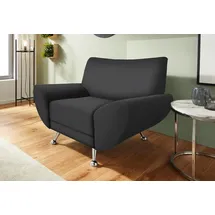 Home Affaire Sessel Saltare elegant und komfortabel, toller Designfuß schwarz 112 cm x 83 cm x 82 cm