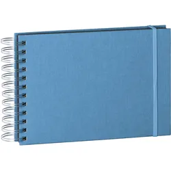 Uni Mini Mucho Fotoalbum Himmelblau schwarze Karten