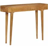 vidaXL Konsolentisch Mangoholz Massiv 102 x 30 x 79 cm braun