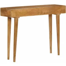 vidaXL Konsolentisch Mangoholz Massiv 102 x 30 x 79 cm braun