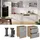 Vicco Schubladenschrank R-Line 60 x 60 x 81,6 cm Grau