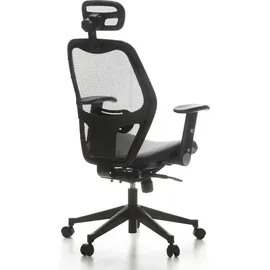 HJH Office Air-Port Leder/Netz schwarz