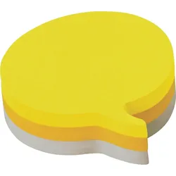 Post-it Haftnotizwürfel Stanzform Sprechblase Packung mit 12 Stück