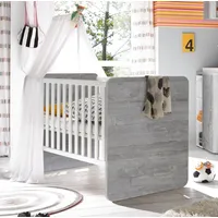 Mäusbacher Babybett Frieda 70 x 140 cm Dekor Grau