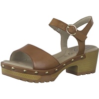 TAMARIS Comfort Damen 8-8-88205-20-305 Flache Sandale, Cognac, 39